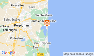 Map Canet-en-Roussillon Studio 61472