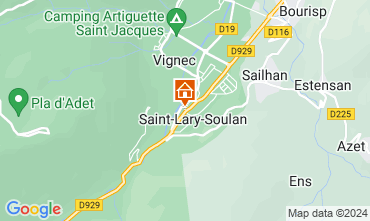 Map Saint Lary Soulan Studio 80562