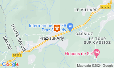 Map Praz sur Arly Studio 92363