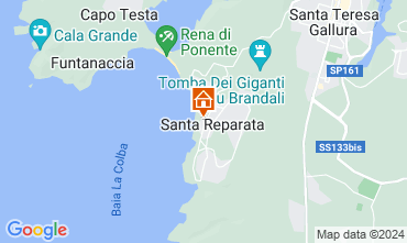 Map Santa Teresa di Gallura Apartment 92849