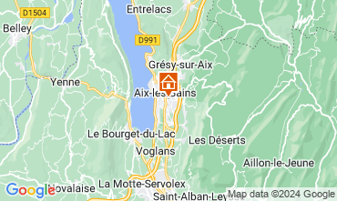 Map Aix Les Bains Apartment 118605