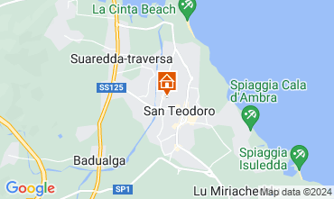 Map San Teodoro Apartment 25137