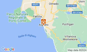 Map Alghero Apartment 89476