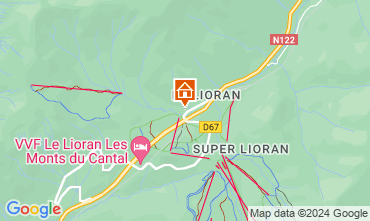 Map Le Lioran Apartment 116083