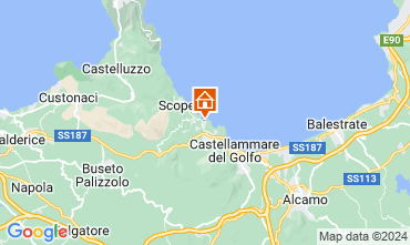 Map Castellammare del Golfo Apartment 107817