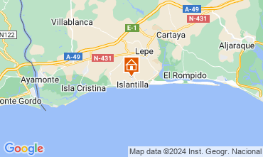 Map Islantilla Villa 63497