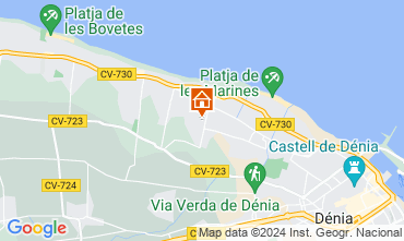 Map Denia Apartment 120554