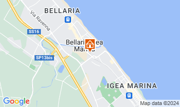 Map Bellaria Igea Marina Apartment 71681