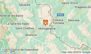 Map Montgenvre Chalet 57805