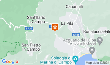 Map Campo nell'Elba Apartment 115069