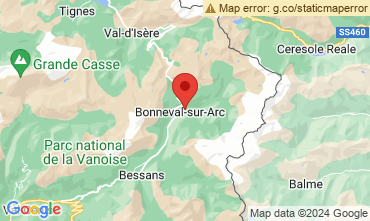 Map Bonneval sur Arc Apartment 475