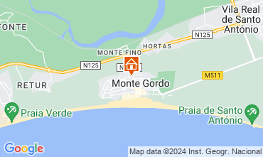 Map Monte Gordo Apartment 83166