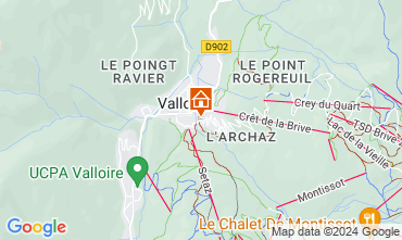 Map Valloire Chalet 81297