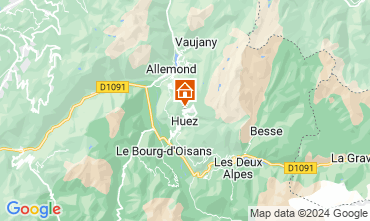 Map Alpe d'Huez Apartment 27866