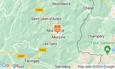 Map Morzine Chalet 76329