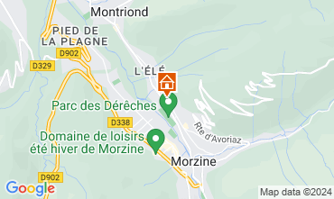 Map Morzine Chalet 76329