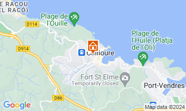 Map Collioure Apartment 118435