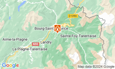 Map Les Arcs Apartment 58312