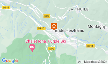 Map Brides Les Bains Studio 106467