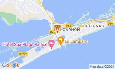 Map Carnon Plage Studio 57176