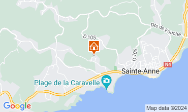 Map Sainte Anne (Guadeloupe) House 8025