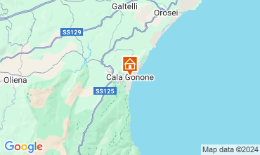 Map Cala Gonone Apartment 106618