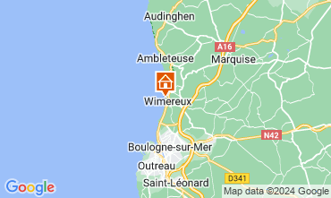 Map Wimereux Apartment 66544