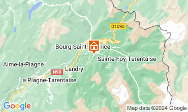 Map Les Arcs Apartment 275