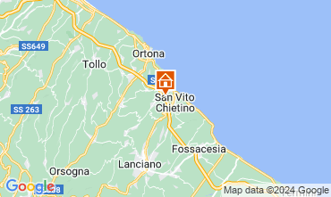 Map San Vito Chietino Apartment 83371