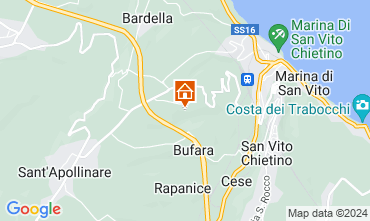 Map San Vito Chietino Apartment 83371