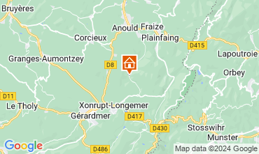 Map Grardmer Chalet 94127