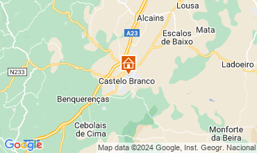 Map Castelo Branco Apartment 128846