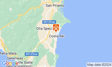 Map Costa Rei Villa 128517