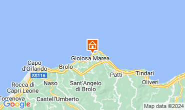 Map Gioiosa Marea Villa 126706