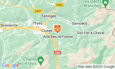 Map Les Carroz d'Araches Self-catering property 634