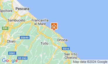 Map Ortona Apartment 127341