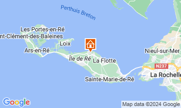 Map Saint Martin de R B&B 112530