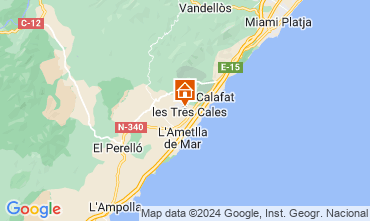 Map L'Ametlla de Mar Villa 126836
