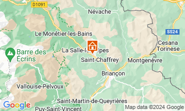 Map Serre Chevalier Chalet 121470