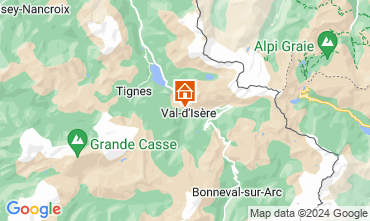 Map Val d'Isre Apartment 50921