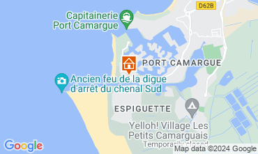 Map Port Camargue Apartment 74667