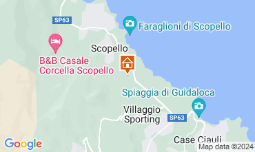 Map Scopello Apartment 125444