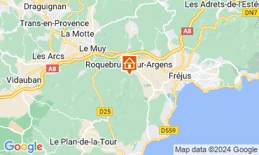 Map Roquebrune sur Argens B&B 128017