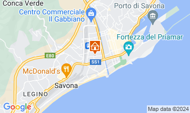 Map Savona Apartment 46813