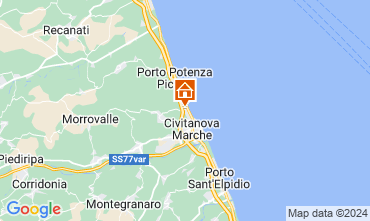 Map Civitanova Marche House 125146