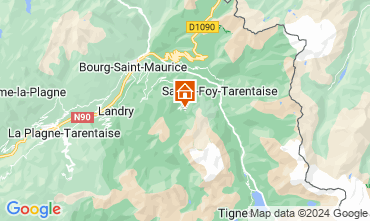 Map Les Arcs Studio 157