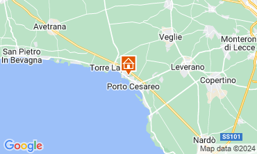 Map Porto Cesareo Apartment 81636
