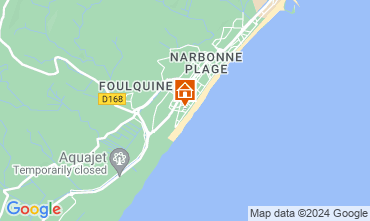 Map Narbonne plage Apartment 68345