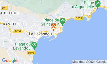 Map Le Lavandou Villa 122850