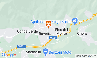 Map Bergamo Apartment 127543
